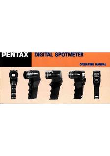 Pentax Spotmeter Digital manual. Camera Instructions.